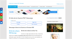 Desktop Screenshot of elartedelaguerrapdf.com